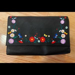 Jessica McClintock Floral Clutch